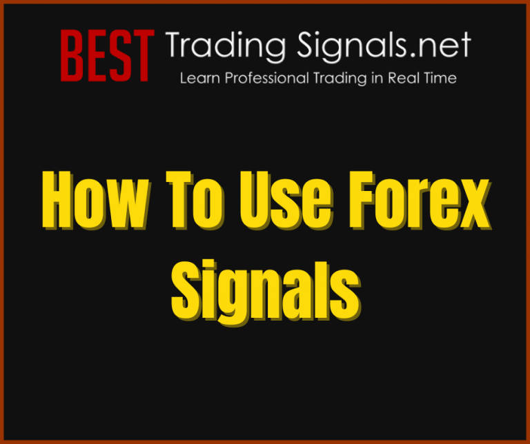 How To Use Forex Signals