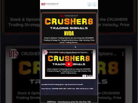 Introducing NVDA CRUSHER8 Trading Signals   Options Signals or Stock Signals