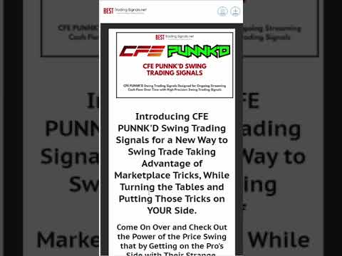 CFE PUNNK'D Swing Trading Signals Puts the Tricks of the Marketplace on Your Side